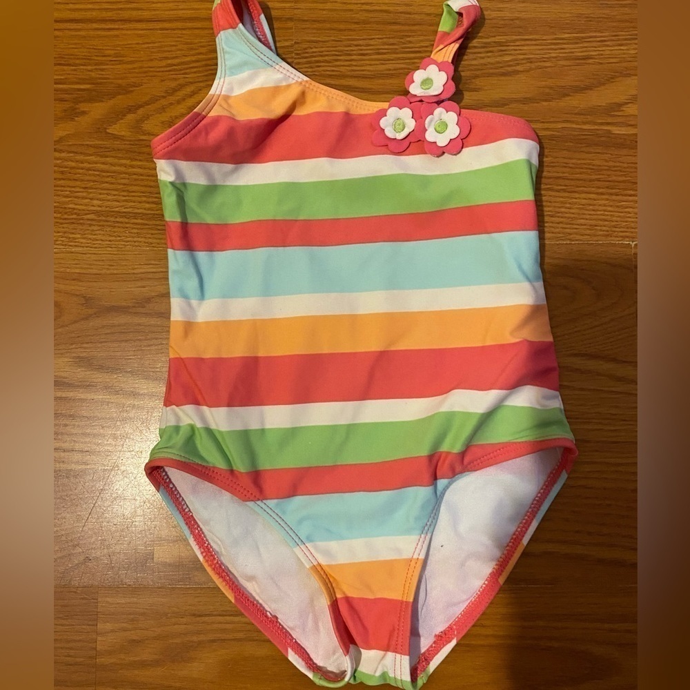 Gymboree One Piece Swim Suit size 4 (GF)